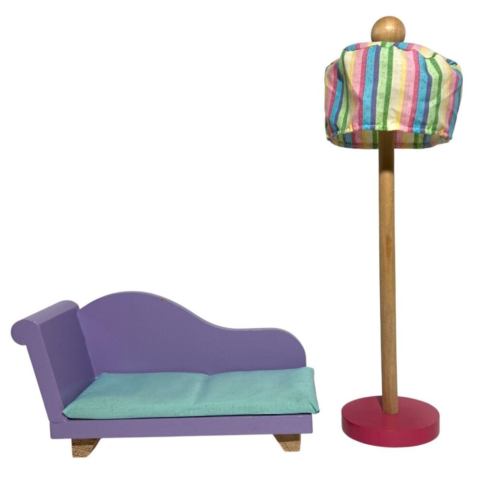 KidKraft Annabelle Dollhouse Wooden Chaise Lounge Couch Lamp Replacement #65079